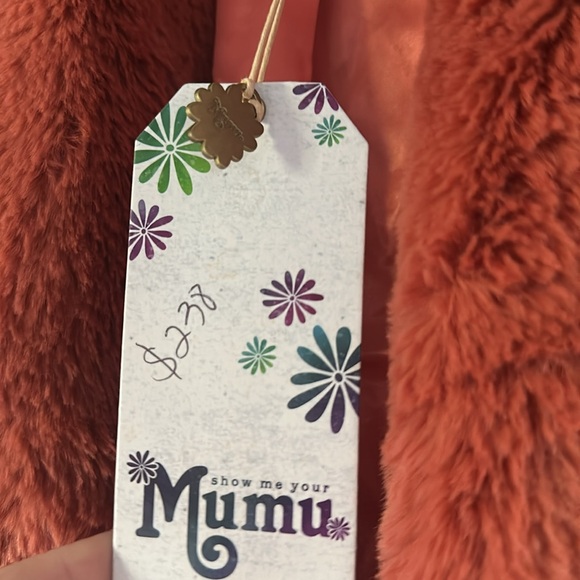 Show Me Your Mumu Pink Faux Fur Long Jacket - Picture 3 of 5